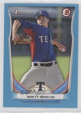 2014 Bowman Draft Blue 266/399 Brett Martin #DP116 j2c