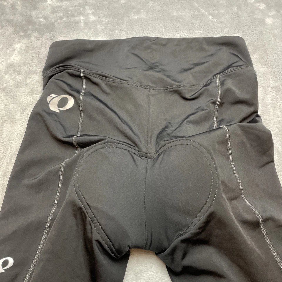 Medias de ciclismo Pearl Izumi Sugar para mujer L negras asiento acolchado 3/4 Knicker Active Foto 3 de 4