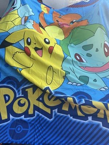 Pokémon Bathroom Curtain And Rug Set