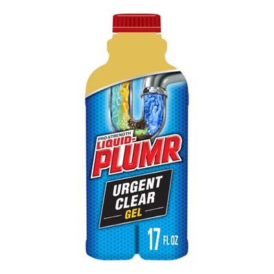 LiquidPlumr ProStrength Urgent Clear, Liquid Drain Cleaner, 17 Ounces
