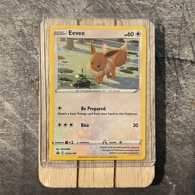Eevee |  SWSH190 Black Star Promo |  Cute Cosmos Holo HD l   NM Pokémon TCG Card