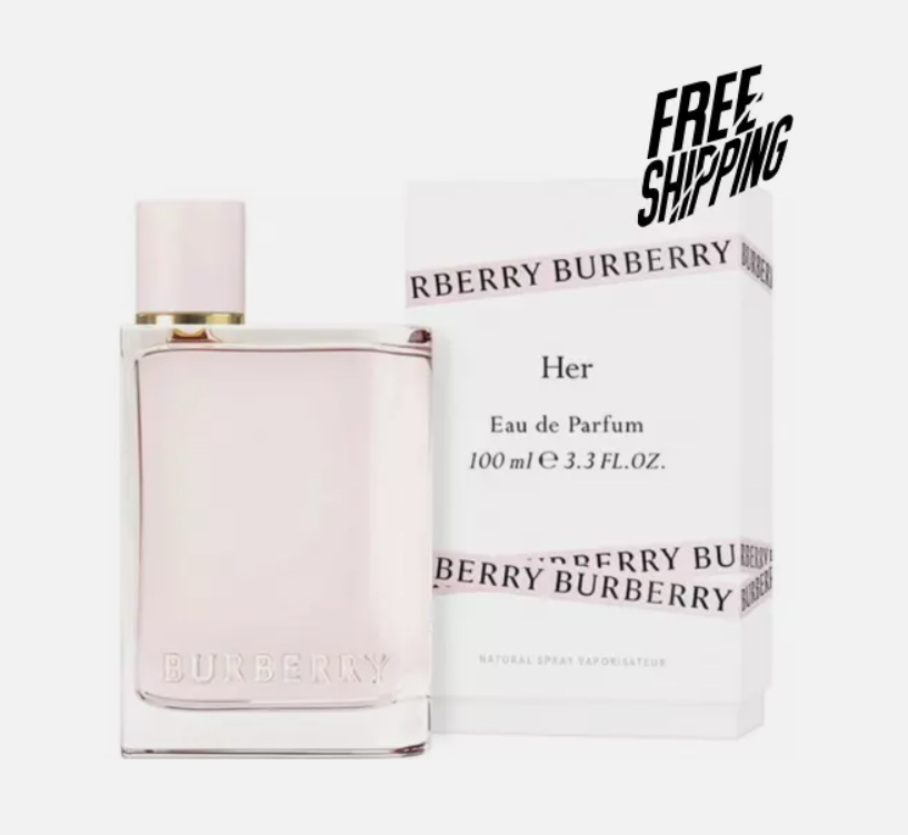 Burberry Her 3.3 oz EDP Women's Perfume New Sealed in Box-image