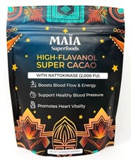 MAIA Ceremonial High Flavanol Super Cacao with NATTOKINASE 7 oz 30 Servings
