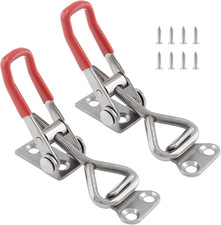2Pcs Adjustable Toggle Latch Clamp 4001 Style, 304 Stainless Steel Quick Release