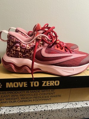nike Giannis Immortality Red Pink Low Top Basketball Sneaker  display picture 1