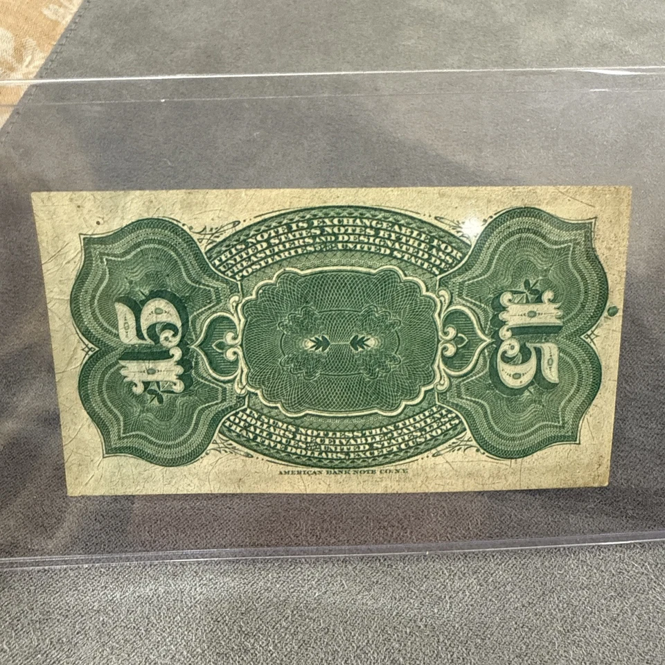 1863 - United States Fractional - 15C Fifteen Cents Note   - Image 2 of 4