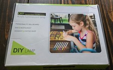 Lumiboard Led Drawing Board with 7 Colors,13.7"X10" Acrylic Dry Erase Board