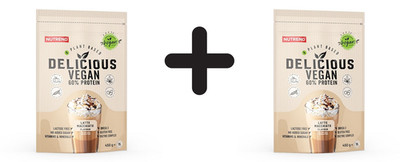 2 x Nutrend Delicious Vegan, Latte Macchiato - 450g (42,21 EUR/kg)