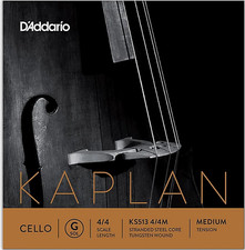 D'Addario Kaplan Cello G String 4/4 size Medium Tension Brand New Sealed