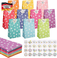 GeschenktüTen Kindergeburtstag 50 StüCk Bunte PapiertüTen Mit Aufklebern