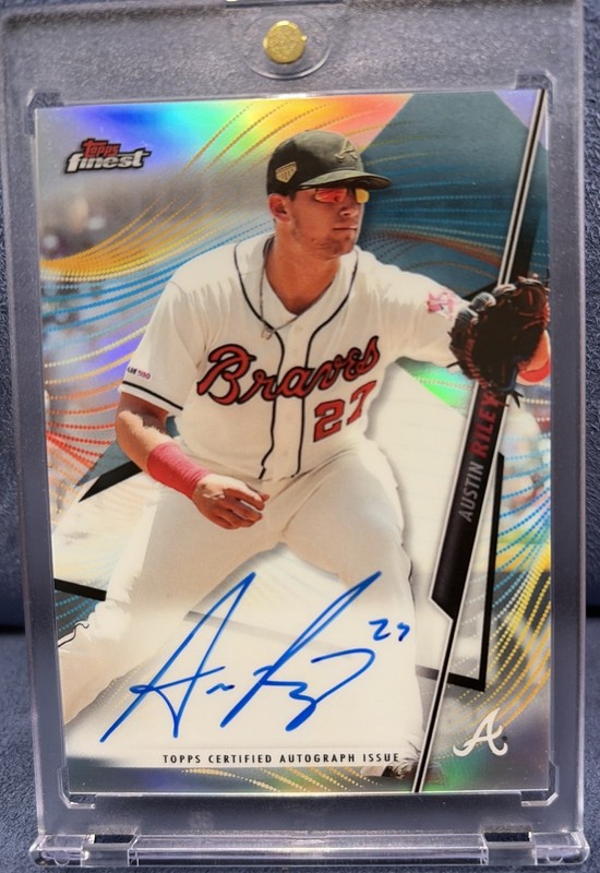 Topps 2020 Finest Finest Autographs Austin Riley Auto #FA-AR Braves