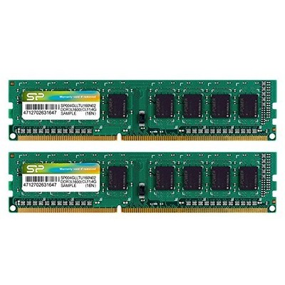 Silicon Power Desktop PC Arbeitsspeicher 1,35 V Niedervoltage DDR3L-1600...