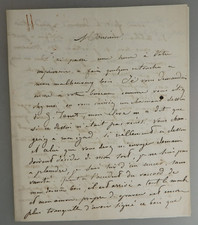 Autograph French Draftsman Lithograph Octave Edouard Jean Jahyer (136337)