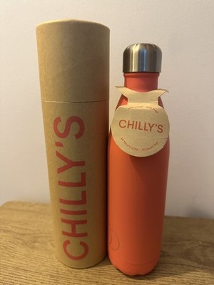 Chilly s Pastel Edition Coral Trinkflasche 750ml, nagelneu mit Karton
