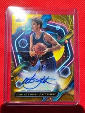 2024 TOPPS COSMIC CHROME GOLD CHRISTIAN LAETTNER AUTO VARIATION /50