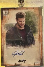 2018 The Walking Dead Autograph Collection Rust #AJPB Jeremy Palko as Andy 09/50