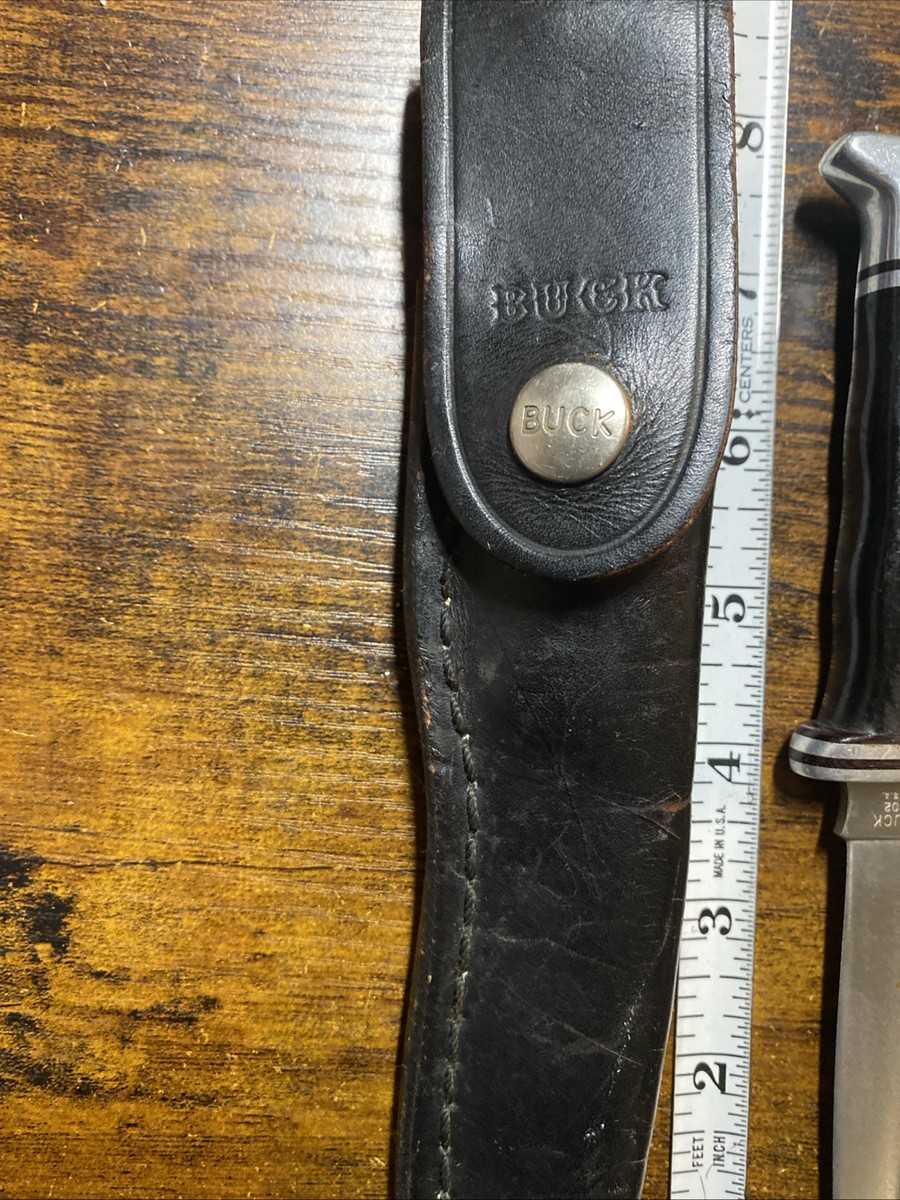 Buck 102 Woodsman Knife USA 1987 w/ Flap Sheath - Nice! | eBay