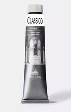 COLORE AD OLIO EXTRAFINE BIANCO  DI TITANIO 018 TUBO 200 ML - CLASSICO MAIMERI