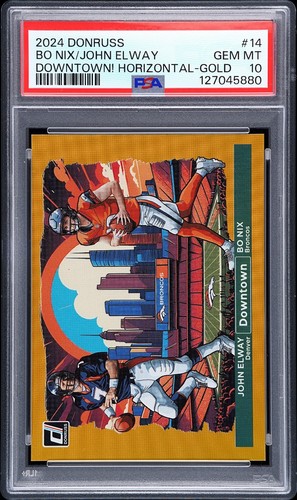 Bo Nix / John Elway #14 card