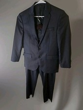 J CREW Thompson Suit Mens Size 38R Blue Wool 100 Wool pants 34x32 fit 36 31.5 