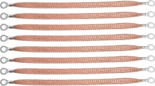 11.8-Inches Braided Ground Strap Automotive Heavy Duty Copper Ground Strap with