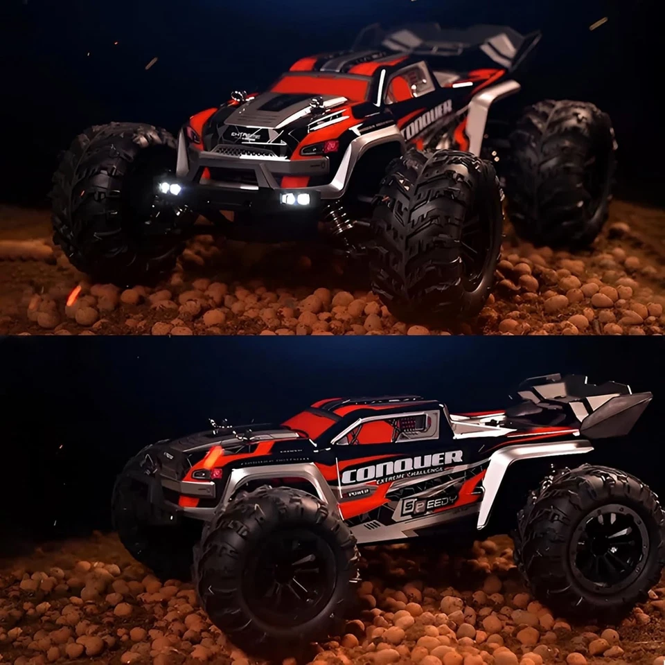 1/14 Brushless RC Autos für Erwachsene schnell 60+ mph, RC Trucks 4x4 Offroad - Bild 3 von 4