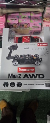 NEW Supreme NY Kyosho Mini-Z AWD Nissan Skyline Nismo RC Car Red FW22 AUTHENTIC