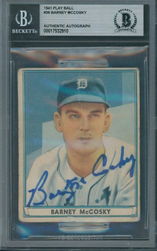 1941 Barney McCosky #36