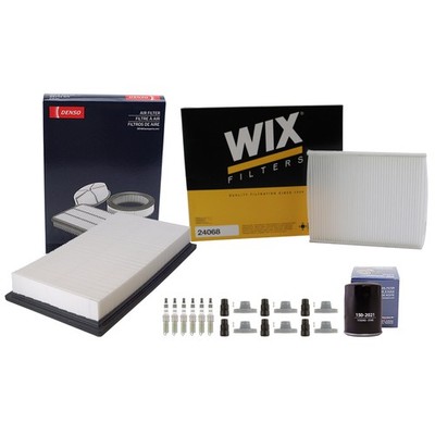 Denso Tune Up Kit NGK 6 Spark Plugs & Boots Kit for Explorer MKS MKT Taurus V6 T