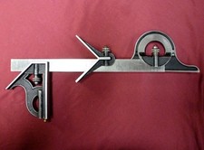 Vintage LSS Co Early Starrett 5pc Combination...
