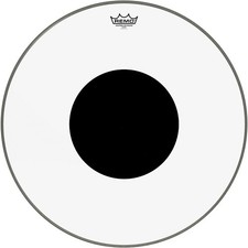 Remo Controlled Sound Clear with Black Dot Bass Drum Head 22 in.