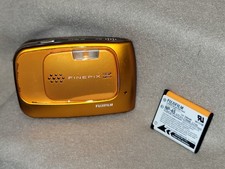 Fujifilm FinePix Z30 10.0MP Digital Camera Orange Battery Broken LCD Part/Repair