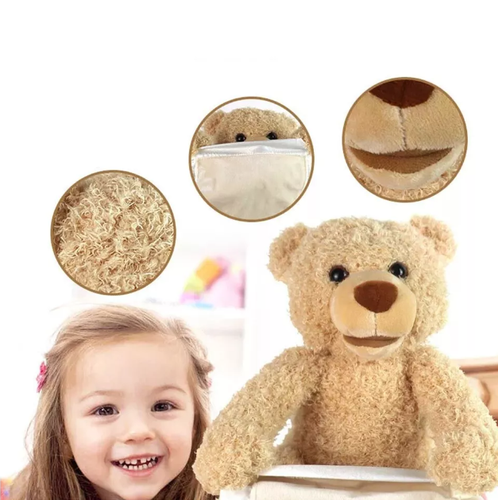 Peek A Boo Teddy Bear Plush Interactive Soft Toy Doll Kids For Gift - Picture 8 of 14