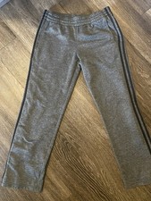 XL Youth Boys Dark Grey Adidas Track Pants with Pockets