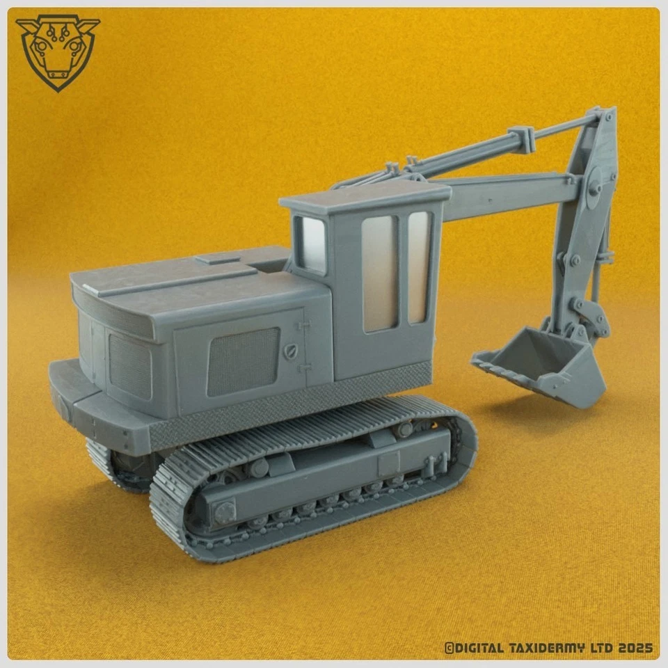 JCB 7 - Excavator - for model railway & collectibles vintage british model kit - Image 3 of 4