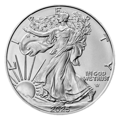 #ad #ad 2025 American Silver Eagle 1 oz .999 Fine Silver Eagle Coin BU $65.00