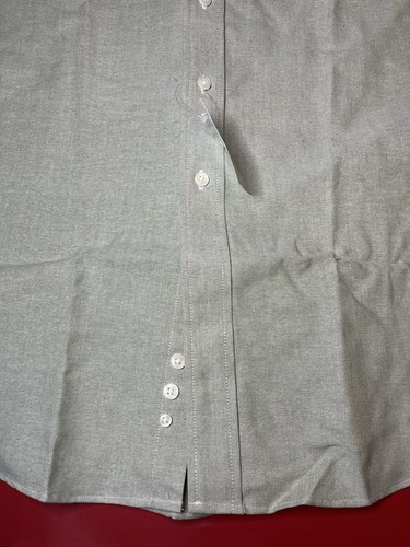 Croft & Barrow Herren Knopfleiste Kurzarm hellgrün Oxford Hemd Gr. 17,5 NEU - Bild 10 von 13