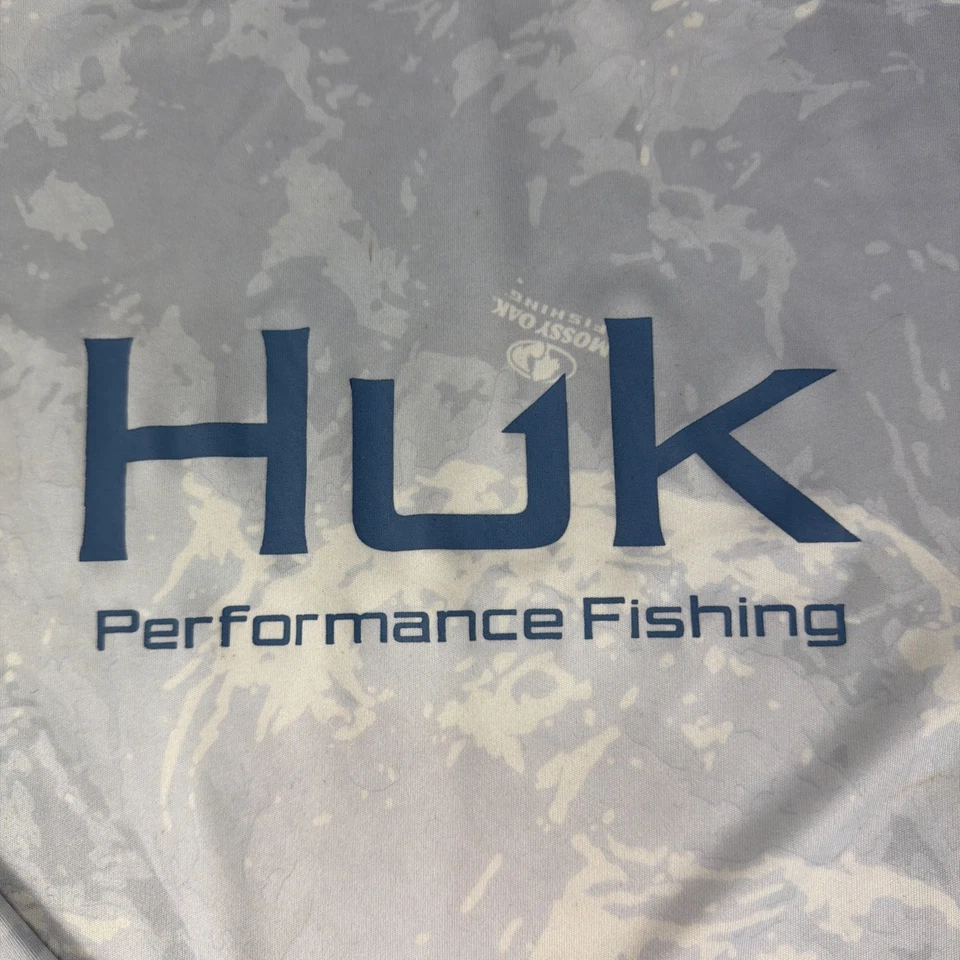 Camisa con Capucha de Pesca Huk Para Hombres Grande Mossy Oak Elements Hidro Manga Larga Foto 3 de 4