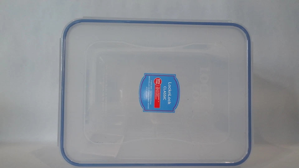 Contenitore Di Blocco E Stoccaggio Blu HPL838 Rettangolare Trasparente/Blu L - Immagine 2 di 2