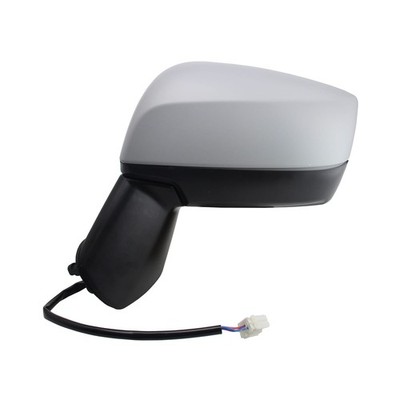 Replacement Ready to Paint Driver Door Mirror w/o Heated Glass w/o Turn Signal