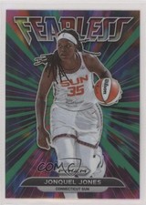 2022 Panini Prizm WNBA Fearless Green Prizm Jonquel Jones #12 11ba