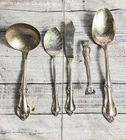 International Sterling Joan of Arc .925 Set of 5 Flatware Mix Sterling Silver