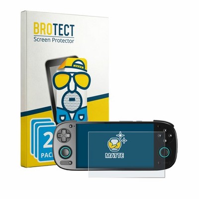 2x Schutzfolie Matt für Retroid Pocket 5 Displayschutz Antireflektierend