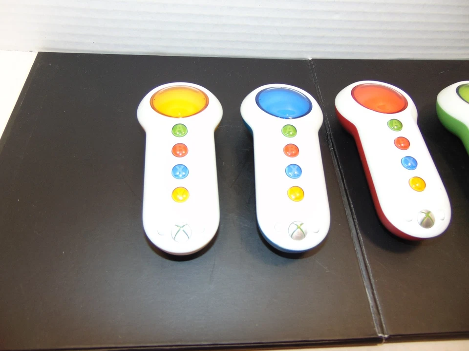 Xbox 360 Scene It Zumbador Inalámbrico Big Button Pad Controlador Microsoft Juego de 4 Foto 2 de 4