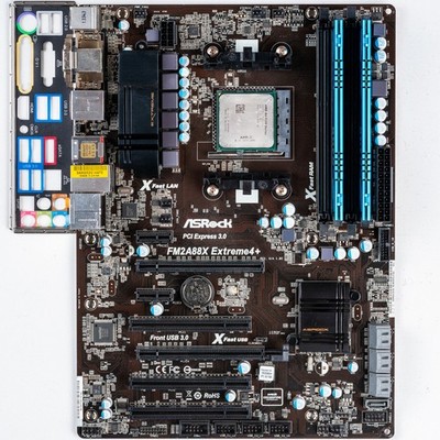 ASRock FM2A88X Extreme4+ FM2+ ATX Motherboard DDR3 UEFI AMD APU A8 Linux Support