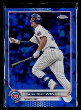2022 Topps Chrome Sapphire Edition #468 Frank Schwindel Card Chicago Cubs