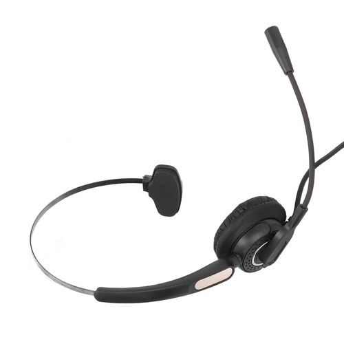 Rj9 Telephone Headset Noise Canceling Single Sided Spring Wire Headphone Wit IDM - Zdjęcie 11 z 12