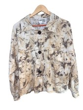 Bucket List S Marble Tie Dye Print Shacket Made in USA