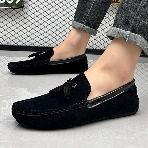 Men's Casual Shoes Loafers Breathable Flats Slip on Moccasins Driving Shoes - Picture 17 of 28