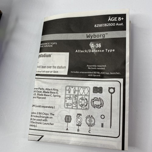 2002 Beyblade WYBORG A-36 in OVP Handbuch Reißkabel Launcher enthalten - Bild 5 von 8